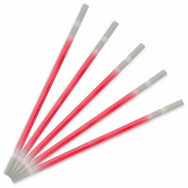Surprise Red Glow Drinking Straws, 25PK SU3330956